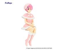 Figurine de collection FuRyu ReZero Starting Life in Another World Noodle Stopper Ram Snow Rose 14 cm