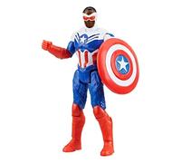 Figurine de collection Hasbro Avengers Epic Hero Series Captain America Bleu 10 cm