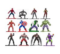 Figurine de collection Jada Toys Marvel Diecast Nano Metalfigs Wave 1 Multicolore 4 cm