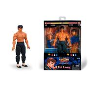 Figurine de collection Jada Toys Ultra Street Fighter II The Final Challengers Fei-Long Noir 15 cm
