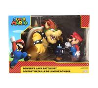 Figurine Mario et Bowser - Coffret diorama JAKKS PACIFIC - Licence Super Mario
