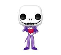 Figurine de collection L´étrange Noël de Mr. Jack Valentines POP! Disney Vinyl Jack Funko Blanc 9 cm