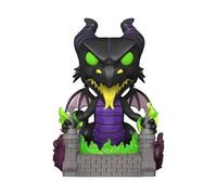 Figurine de collection La Belle au bois dormant POP! Deluxe Vinyl Maleficent on Bridge Funko Noir 16 cm