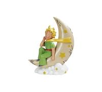 Figurine de Collection Le petit Prince et la Lune en résine - Hauteur 16.5 - Largeur 13 cm - Profondeur 5 cm