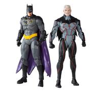 Figurine de collection McFarlane Toys DC Collector Omega (Unmasked) & Batman (Bloody)(Gold Label) (x2) Gris 18 cm