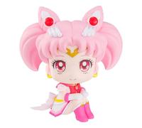 Figurine de collection Megahouse Pretty Guardian Sailor Moon Look Up Super Sailor Chibi Moon Rose 11 cm