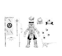 NECA Figurine d'action Usagi Yojimbo Samouraï 18 cm Noir et blanc