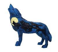 Figurine de collection Night Rush Wolf de la collection The Wolf Spirit de Pacific Giftware Loup hurlant 625L