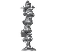 Figurine de collection Plastoy La colonne des Schtroumpfs Argent 196 (2024)
