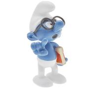 Figurine de collection Plastoy Le Schtroumpf à Lunettes 00157 (2015)