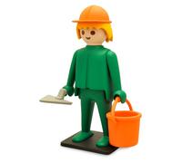 Figurine de collection Plastoy Playmobil l'ouvrier maçon 00214 (2018)