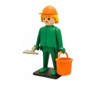 Figurine de collection Plastoy Playmobil l'ouvrier maçon 00214 (2018)