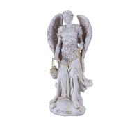 Figurine de collection Saint Sealtiel de l'archange de culte et de la Contemplation Blanc 12,1 cm