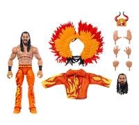 Figurine de collection Seth Rollins de Mattel WWE Ultimate Edition Fan Takeover avec accessoires interchangeables comme des t tes suppl mentaires