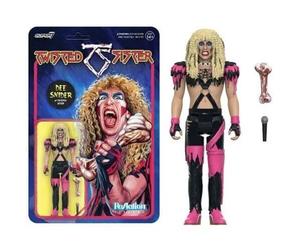 Figurine de collection Super7 Twisted Sister ReAction Dee Snider Multicolore 10 cm