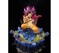 Figurine de collection Tamashii Nations Dragon Ball Daima Extra Battle Super Saiyan 4 Son Goku Zero Orange 20 cm