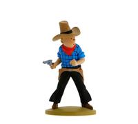 Figurine de collection Tintin en cow-boy 11,5cm Moulinsart 42191 (2015)