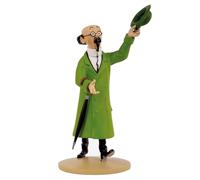 Figurine de Collection Tintin, Tournesol saluant avec Son Chapeau 13cm (42252)