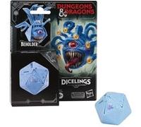 Figurine de collection tyrannoeil bleu convertible en d20 géant, monstre-dé Dicelings D&D, Dungeons & Dragons L'honneur des voleurs Bleu G