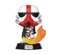 Figurine de collection vinyle Funko Star Wars The Mandalorian POP! TV Incinerator Stormtrooper Blanc 9 cm
