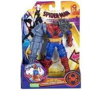 Figurine De Combat Cyborg Spider Woman 15 Cm, Version Deluxe - Spiderman Spider-Verse - Set Personnage Et Carte