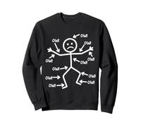 Figurine de comédie Ow Ow Stick - Douleur Chronique Sweatshirt