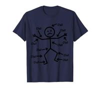 Figurine de comédie Ow Ow Stick pour Douleur Chronique T-Shirt