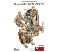 Figurine De Conducteurs Allied 1:35 Kit De Modèle En Plastique MINIART