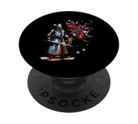 Figurine de Conte de fées Chevalier pour Enfant Motif Dragon PopSockets PopGrip Adhésif