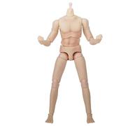 Figurine de corps musculaire réaliste de 15,2 cm avec articulations flexibles - Corps masculin d'action à l'échelle 1/12 pour une pose dynamique - Action musculaire réaliste