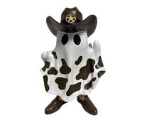 Figurine de cow-boy fantôme - Resin Ghost, statue d'artisanat de table | Halloween Ornement de sculpture d'accent décoratif pour jardin plateau à plusieurs niveaux de cheminée intérieure foyer extérie
