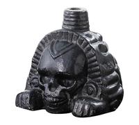 Figurine de crâne d'horreur - Tête de mort hurlante, jouet effrayant | Figurine de tête de mort sifflante, tête de squelette humain réaliste, décoration de table pour Noël, Halloween