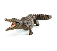 Figurine De Crocodile De Simulation, 18.3cm/7.2 Pouces, Modèle Animal Naturel, Jouets Réalistes Pour Décor De Pelouse, Cadeau Pour Enfants