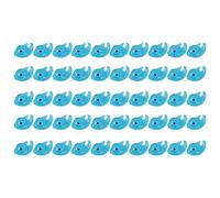 Figurine de dauphin en résine, figurines dauphines miniatures | 50 pièces minuscules dauphins mignon statue animale miniature,Décoration de créatures marines de bureau portables pour aquarium, ports