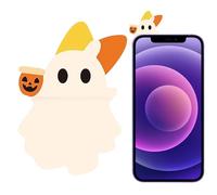 Figurine de de téléphone mystère fantôme | Peel & Stick Ghost Figure pour décor de Table en Plein air intérieur | de Jouet de nouveauté pour Le Bureau, la Maison, la Voiture, Le Mur, l