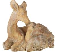 Figurine de décoration de chevreuil avec un faon pour le salon et la décoration de table