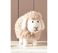 Figurine de décoration mouton "Wolli" en feutre & textile, beige, 26 cm de long, petit mouton, décoration de Pâques, agneau