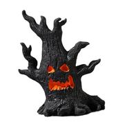 Figurine De Démon d'arbre - Arbre Effrayant | Sculpture Effrayante De Visage D’Arbre Réaliste, Ornement De Table, Décoration Intérieure Et Extérieure d'halloween pour Maison Hantée De Fête