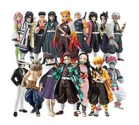 Figurine de dessin animé Demon Slayer Kimetsu no Yaiba, Kamado Tanjirou, Agatsuma Zenitsu Nezuko Warrior, jouets modèles en PVC 2 Shinobu-No Box