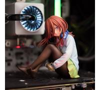 Figurine De Dessin Animé Kotobukiya The Quintessential Quintuplets Miku Nakano, Poupée De Collection En Pvc De 19cm Pour Fille Sur Le Bureau