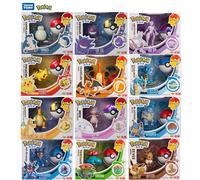 Figurine de dessin animé Pokemon authentique Pikachu Gengar Charizard Gyarados Mew Dragonite, modèle de poupée, jouet de Transformation pour enfants, coffret cadeau Mewtwo With Box