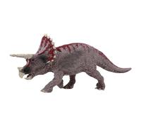 Figurine De Dinosaure 7.5 Pouces Modèle D'Action Animal Réaliste Jurassic Triceratops, Jouet Interactif De Bureau, Garniture De Gâteau