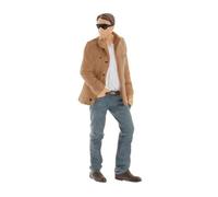 Figurine de diorama miniature en résine pour costume de bâtiment accessoire de mise en page veste kaki