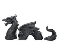 Figurine de dragon 3 pièces qui s'enroule à travers le sol - 52 cm - Statue décorative
