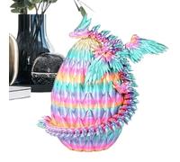 Figurine De Dragon Imprimée En 3D, Jouet D'ornement De Bureau, Figurine Animale Décorative, Modèle De Dragon Articulé, Décoration Fantastique En Acide Polylactique PLA Pour Bureau, Maison, Bureaus, Co