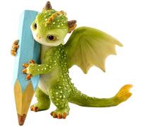 Figurine de dragon Mini dragons en résine figurine de dragon 2,6x2,2x4,7 pouces statue de dragon de simulation de dessin animé figurines de dragon miniatures amusantes à faire soi-même style 1