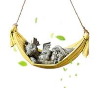 Figurine De Dragon - Ornement De Dinosaure Endormi, Figurines De Collection, Sculpture Créative De Créature En Résine Résistante À L'eau, Pièce D'art De Décoration Fantastique Détaillée, Affichage Pei