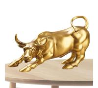 Figurine de en résine - 15 cm, de Wall Street, décoration de richesse | Symbole de réussite de carrière pour les amateurs de bourse de bureau, investissement, argent, cad