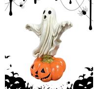 Figurine de fantôme | Petite figurine de fantôme, expression amusante et effrayante style gothique pour décoration intérieure, extérieur, cuisine, cheminée, étagère | Pour intérieur et extérieur