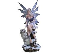 Figurine de fée - UNIVERS FEERIK - avec tigre blanc - 28cm